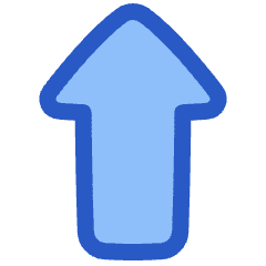 Thick Arrow Up Icon from Plump Duo Set