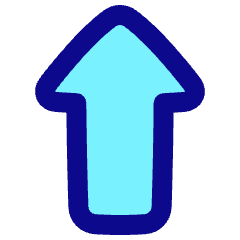 Thick Arrow Up Icon from Plump Pop Set