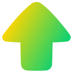 Thick Arrow Up Large Icon from Plump Gradient Set