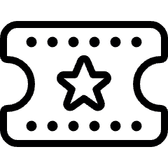 Ticket Movie Icon from Ultimate Light Set