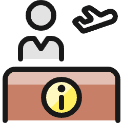 Plane Info Center Icon from Ultimate Colors Set