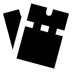 Ticket 1 Icon from Sharp Solid Set