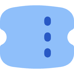 Ticket 1 Icon from Flex Flat Set