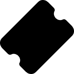 Ticket 1 Icon from Core Solid Set