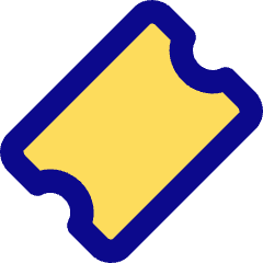 Ticket 1 Icon from Core Pop Set