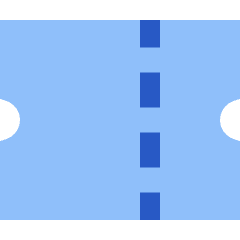 Ticket 2 Icon from Sharp Flat Set