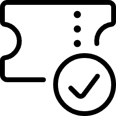 Ticket Check Icon from Ultimate Light Set