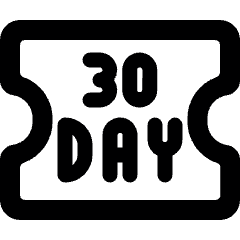 Ticket Day 30 Alternate Icon from Ultimate Bold Set