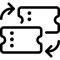 Ticket Exchange Icon from Ultimate Light Set