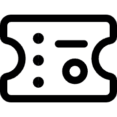 Ticket Icon from Ultimate Regular Set