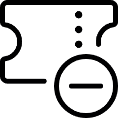 Ticket Remove Icon from Ultimate Light Set