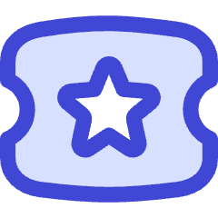 Ticket Star Icon from Flex Duo Set