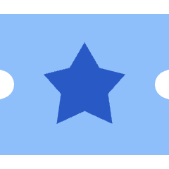 Ticket Star Icon from Sharp Flat Set