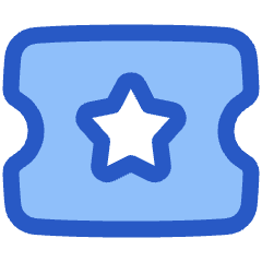 Ticket Star Icon from Plump Duo Set