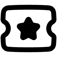 Ticket Star Icon from Plump Remix Set