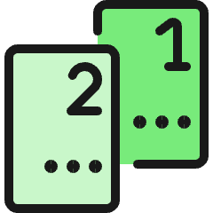 Ticket Two Icon from Ultimate Colors Set
