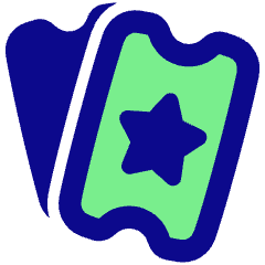 Tickets Icon from Plump Pop Set