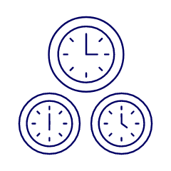 Travel Clock Illustration from UX Line Set
