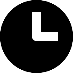 Clock Icon from Nova Solid Set