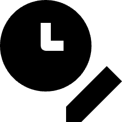 Clock Edit Icon from Nova Solid Set