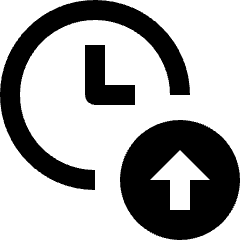 Clock Upload Icon from Nova Line Set