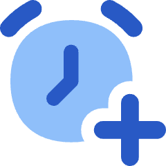 Add Alert Clock Icon from Flex Flat Set