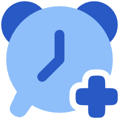 Add Alert Clock Icon from Plump Flat Set
