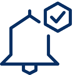 Alarm Check Icon from Cyber Line Set