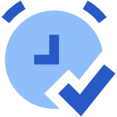 Alarm Check On Icon from Sharp Flat Set