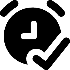 Alarm Check On Icon from Core Solid Set