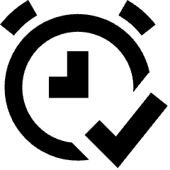 Alarm Check On Icon from Sharp Remix Set