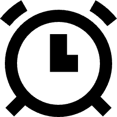 Alarm Clock 2 Icon from Sharp Remix Set