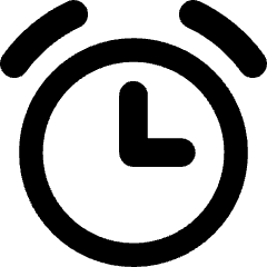 Alarm Clock Icon from Core Remix Set