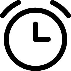 Alarm Clock Icon from Core Line Set