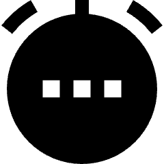 Alarm Settings Options Icon from Sharp Solid Set