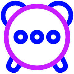 Alarm Settings Options Icon from Plump Neon Set