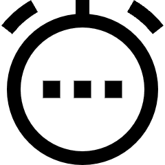 Alarm Settings Options Icon from Sharp Line Set