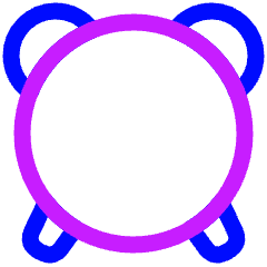 Alarm Solo Icon from Plump Neon Set