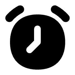 Alarm Solo Icon from Flex Solid Set
