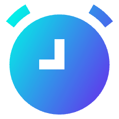 Alarm Solo Icon from Sharp Gradient Set