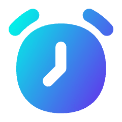 Alarm Solo Icon from Flex Gradient Set