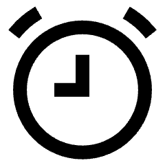 Alarm Solo Icon from Sharp Line Set