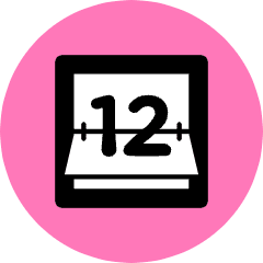 Calendar Icon from Kameleon Pop Set