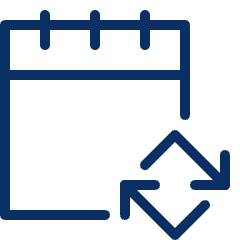 Calendar Refresh Icon from Cyber Line Set