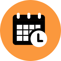 Calendar Time Icon from Kameleon Pop Set