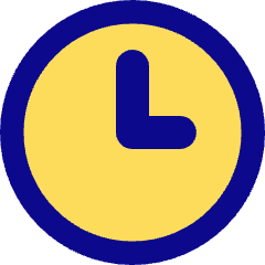 Circle Clock Icon from Core Pop Set