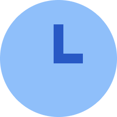 Circle Clock Icon from Sharp Flat Set