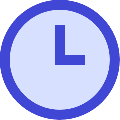 Circle Clock Icon from Sharp Duo Set