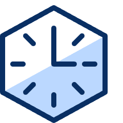 Clock 1 Icon from Cyber Duotone Set