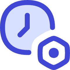 Clock Setting Bolt Nut Icon from Flex Duo Set